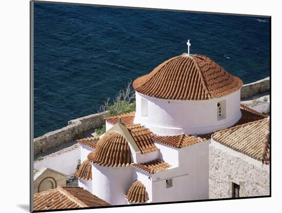 Church of Panagia Hrysaphitissa, Monemvasia, Lakonia, Peloponnese, Greece-G Richardson-Mounted Photographic Print