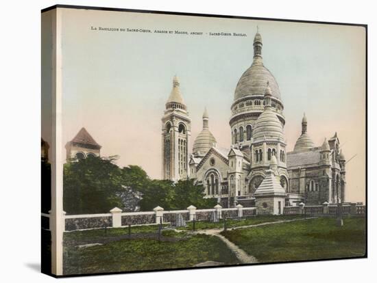 Church of Sacre Coeur, Designed by Architects Abadie and Magne-null-Stretched Canvas