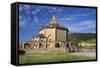 Church of Saint Mary of Eunate, Navarra, Spain-David R. Frazier-Framed Stretched Canvas