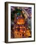 Church of San Diego and Jardin de la Union at Night, Guanajuato, Mexico-Julie Eggers-Framed Photographic Print