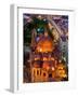 Church of San Diego and Jardin de la Union at Night, Guanajuato, Mexico-Julie Eggers-Framed Photographic Print