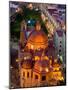 Church of San Diego and Jardin de la Union at Night, Guanajuato, Mexico-Julie Eggers-Mounted Photographic Print