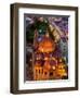 Church of San Diego and Jardin de la Union at Night, Guanajuato, Mexico-Julie Eggers-Framed Photographic Print