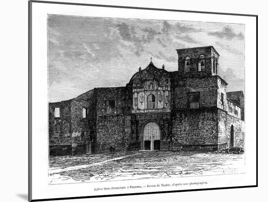 Church of San Francisco, Panama, Central America, 19th Century-Taylor-Mounted Giclee Print