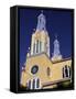 Church of San Francisco, Santiago, Chile-John Warburton-lee-Framed Stretched Canvas