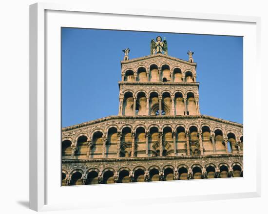 Church of San Michele, Lucca, Tuscany-Peter Thompson-Framed Photographic Print