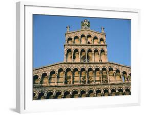 Church of San Michele, Lucca, Tuscany-Peter Thompson-Framed Photographic Print