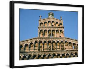 Church of San Michele, Lucca, Tuscany-Peter Thompson-Framed Photographic Print