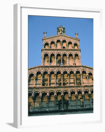 Church of San Michele, Lucca, Tuscany-Peter Thompson-Framed Photographic Print