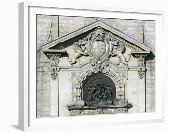 Church of San Nicola Entrance, Bilbao, Basque Country, Detail, Spain-null-Framed Giclee Print