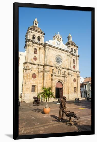 Church of San Pedro, UNESCO World Heritage Site, Cartagena, Colombia, South America-Michael Runkel-Framed Photographic Print