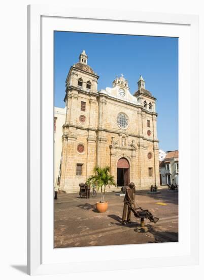 Church of San Pedro, UNESCO World Heritage Site, Cartagena, Colombia, South America-Michael Runkel-Framed Photographic Print