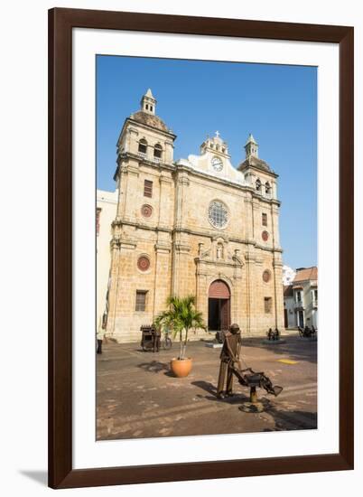 Church of San Pedro, UNESCO World Heritage Site, Cartagena, Colombia, South America-Michael Runkel-Framed Photographic Print