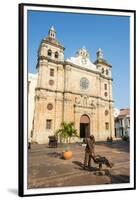 Church of San Pedro, UNESCO World Heritage Site, Cartagena, Colombia, South America-Michael Runkel-Framed Premium Photographic Print