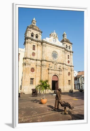 Church of San Pedro, UNESCO World Heritage Site, Cartagena, Colombia, South America-Michael Runkel-Framed Premium Photographic Print