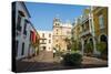 Church of San Pedro, UNESCO World Heritage Site, Cartagena, Colombia, South America-Michael Runkel-Stretched Canvas