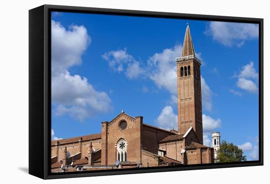 Church of Santa Anastasia - Verona Italy-Alberto SevenOnSeven-Framed Stretched Canvas