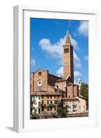 Church of Santa Anastasia - Verona Italy-Alberto SevenOnSeven-Framed Photographic Print