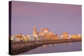 Church of Santa Cruz and Cathedral, Cadiz, Cadiz Province, Andalucia, Spain, Europe-Neil Farrin-Stretched Canvas