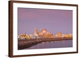 Church of Santa Cruz and Cathedral, Cadiz, Cadiz Province, Andalucia, Spain, Europe-Neil Farrin-Framed Photographic Print