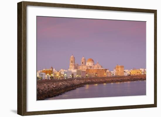 Church of Santa Cruz and Cathedral, Cadiz, Cadiz Province, Andalucia, Spain, Europe-Neil Farrin-Framed Photographic Print