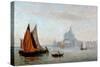 Church of Santa Maria Della Salute, Venice, 1875-Charles Edward Holloway-Stretched Canvas