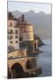 Church of Santa Maria Maddalena and Coast Road with Mountains-Eleanor Scriven-Mounted Photographic Print