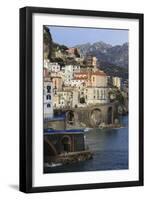 Church of Santa Maria Maddalena and Coast Road-Eleanor Scriven-Framed Photographic Print