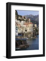 Church of Santa Maria Maddalena and Coast Road-Eleanor Scriven-Framed Photographic Print