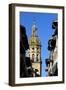 Church of Santiago El Mayor Bell Tower, Puente La Reina, Spain-David R. Frazier-Framed Photographic Print