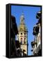 Church of Santiago El Mayor Bell Tower, Puente La Reina, Spain-David R. Frazier-Framed Stretched Canvas