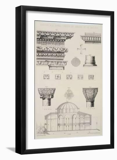 Church of Sergius and Bacchus, from 'Church Architecture of Constantinople'-D. Pulgher-Framed Giclee Print