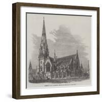 Church of St Andrew, Dublin, in Process of Erection-null-Framed Giclee Print