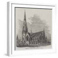 Church of St Andrew, Dublin, in Process of Erection-null-Framed Giclee Print