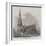 Church of St Andrew, Dublin, in Process of Erection-null-Framed Giclee Print