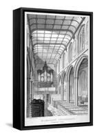 Church of St Andrew Undershaft, Leadenhall Street, London, C1837-John Le Keux-Framed Stretched Canvas