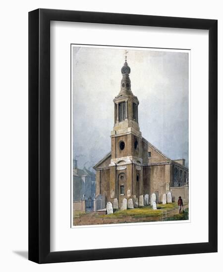 Church of St Anne, Dean Street, Soho, London, 1828-George Shepherd-Framed Premium Giclee Print