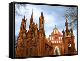 Church of St. Anne in Vilnius, Lithuania-Keren Su-Framed Stretched Canvas