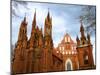 Church of St. Anne in Vilnius, Lithuania-Keren Su-Mounted Photographic Print