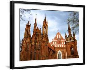 Church of St. Anne in Vilnius, Lithuania-Keren Su-Framed Photographic Print