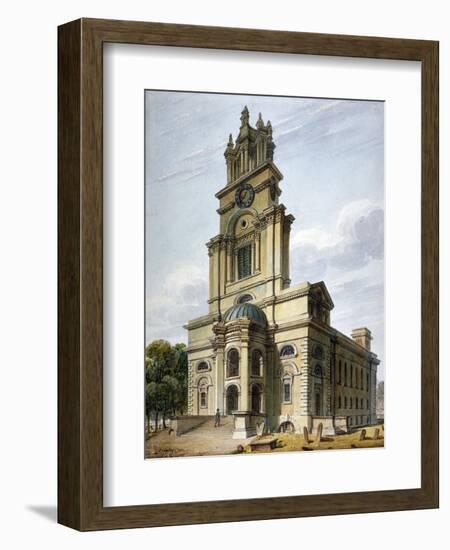 Church of St Anne, Limehouse, London, 1811-John Coney-Framed Giclee Print