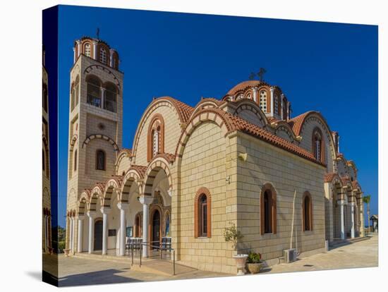 Church of St. Barbara in Paralimni, Cyprus-Chris Mouyiaris-Stretched Canvas