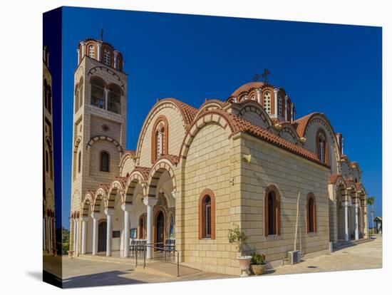 Church of St. Barbara in Paralimni, Cyprus-Chris Mouyiaris-Stretched Canvas