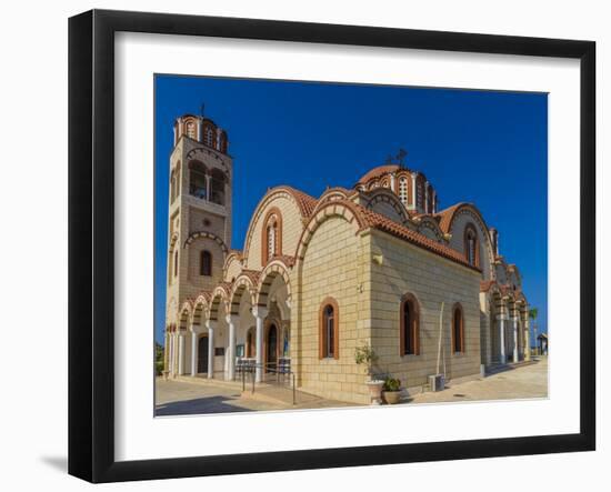 Church of St. Barbara in Paralimni, Cyprus-Chris Mouyiaris-Framed Photographic Print