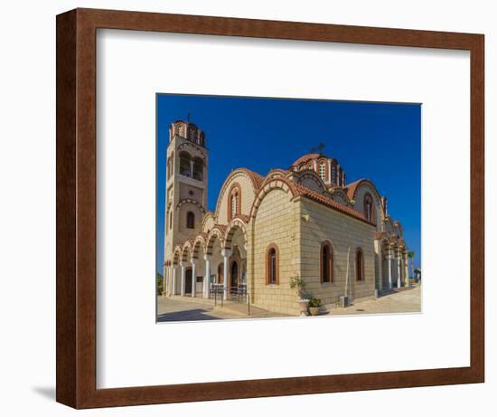 Church of St. Barbara in Paralimni, Cyprus-Chris Mouyiaris-Framed Photographic Print