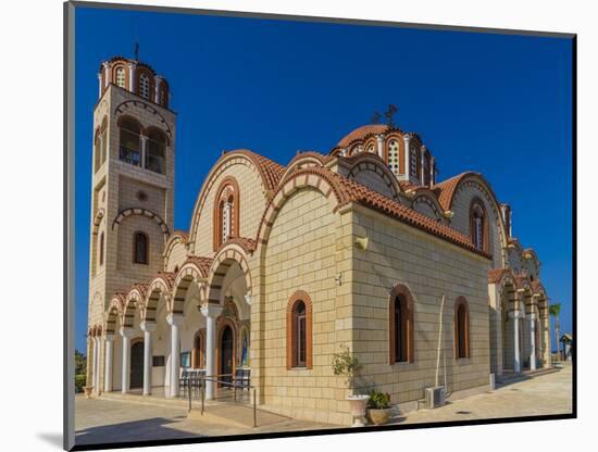 Church of St. Barbara in Paralimni, Cyprus-Chris Mouyiaris-Mounted Photographic Print