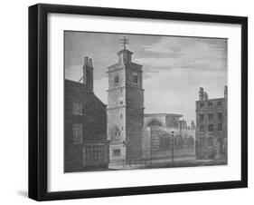 Church of St Bartholomew the Less', City of London, c1830 (1906)-John Coney-Framed Giclee Print