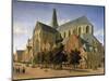 Church of St. Bavo in Haarlem, 1666-Gerrit Adriaensz Berckheyde-Mounted Giclee Print