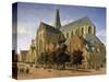 Church of St. Bavo in Haarlem, 1666-Gerrit Adriaensz Berckheyde-Stretched Canvas