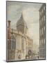 Church of St Benet Fink, Threadneedle Street, City of London, 1797-Thomas Malton II-Mounted Giclee Print